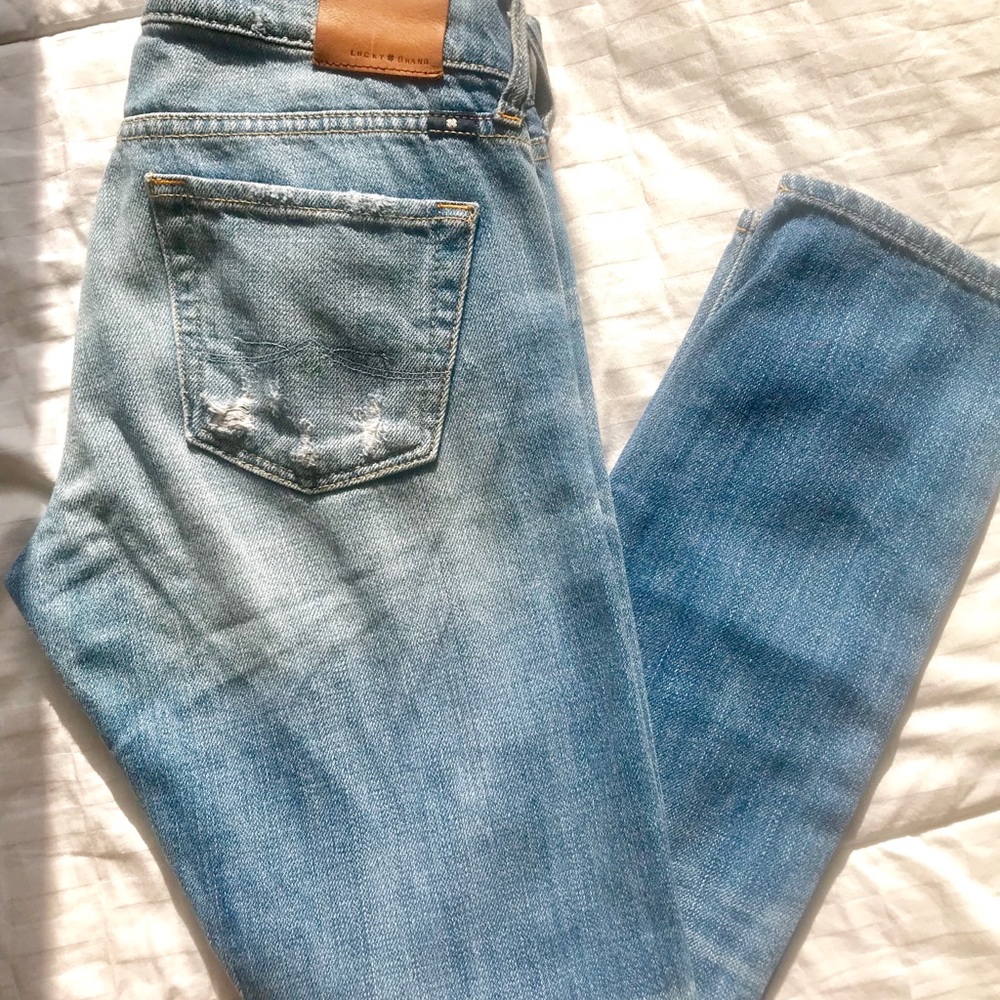 Lightwash | Lowrise straight leg Lucky Brand Jeans